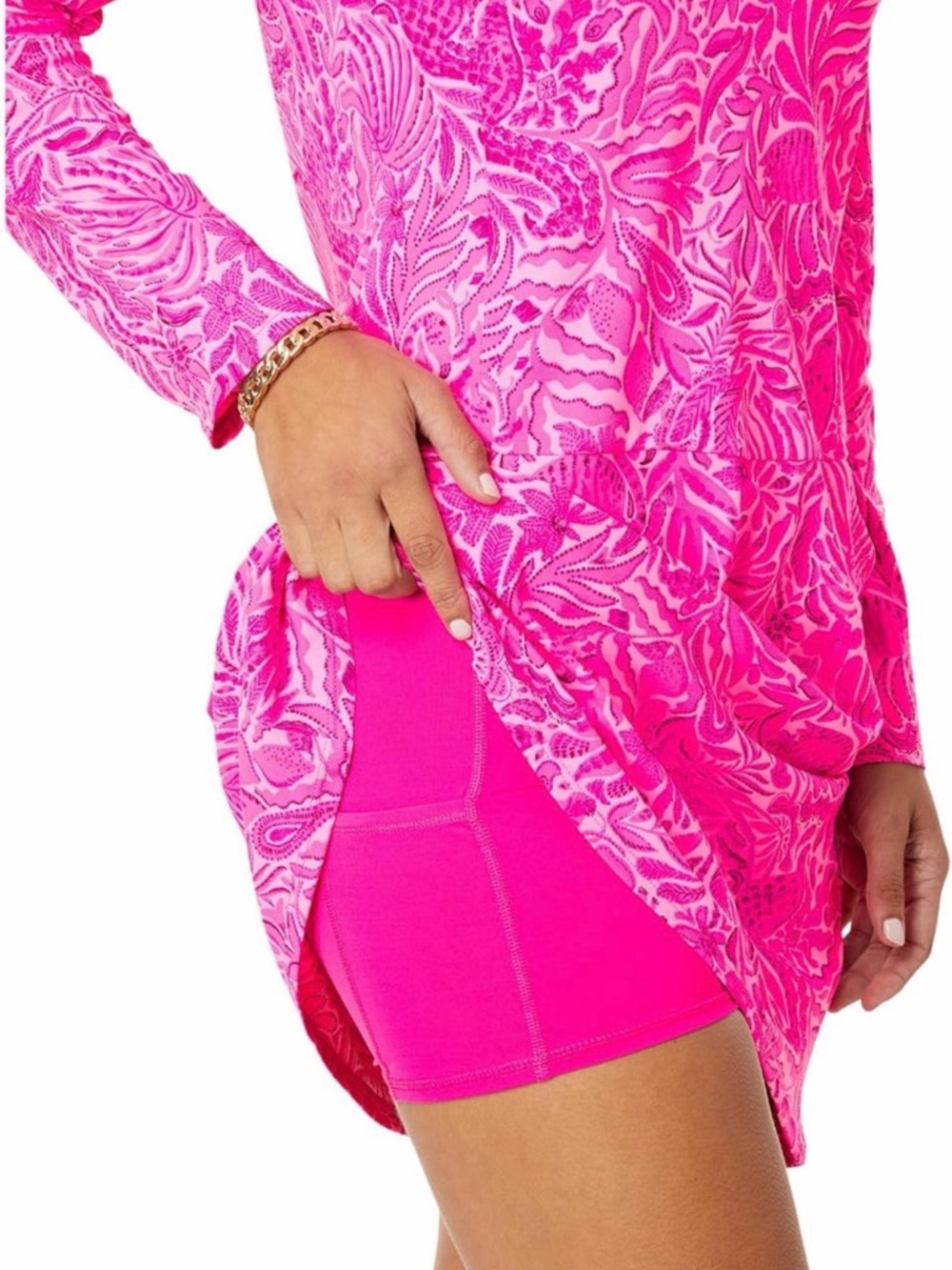 NWT Lilly Pulitzer Brickell Dress UPF 50+ Sz XL - Picture 4 of 5